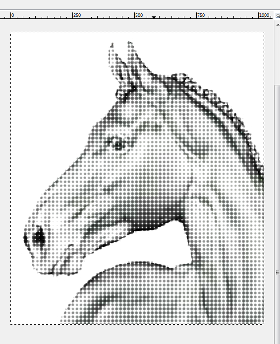 Halftone from Greyscale Image Tutorial • GIMP Chat
