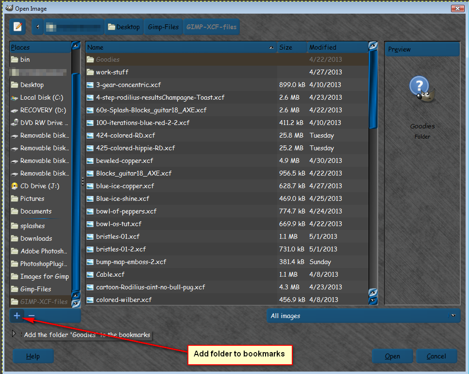 XCF Files..... • GIMP Chat