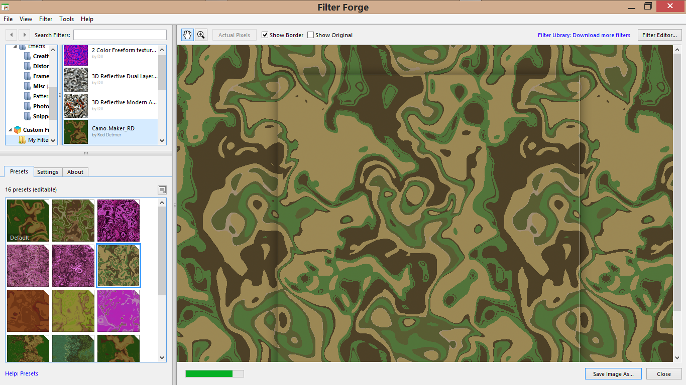 GIMP Chat • Creating a Seamless Camouflage in Gimp