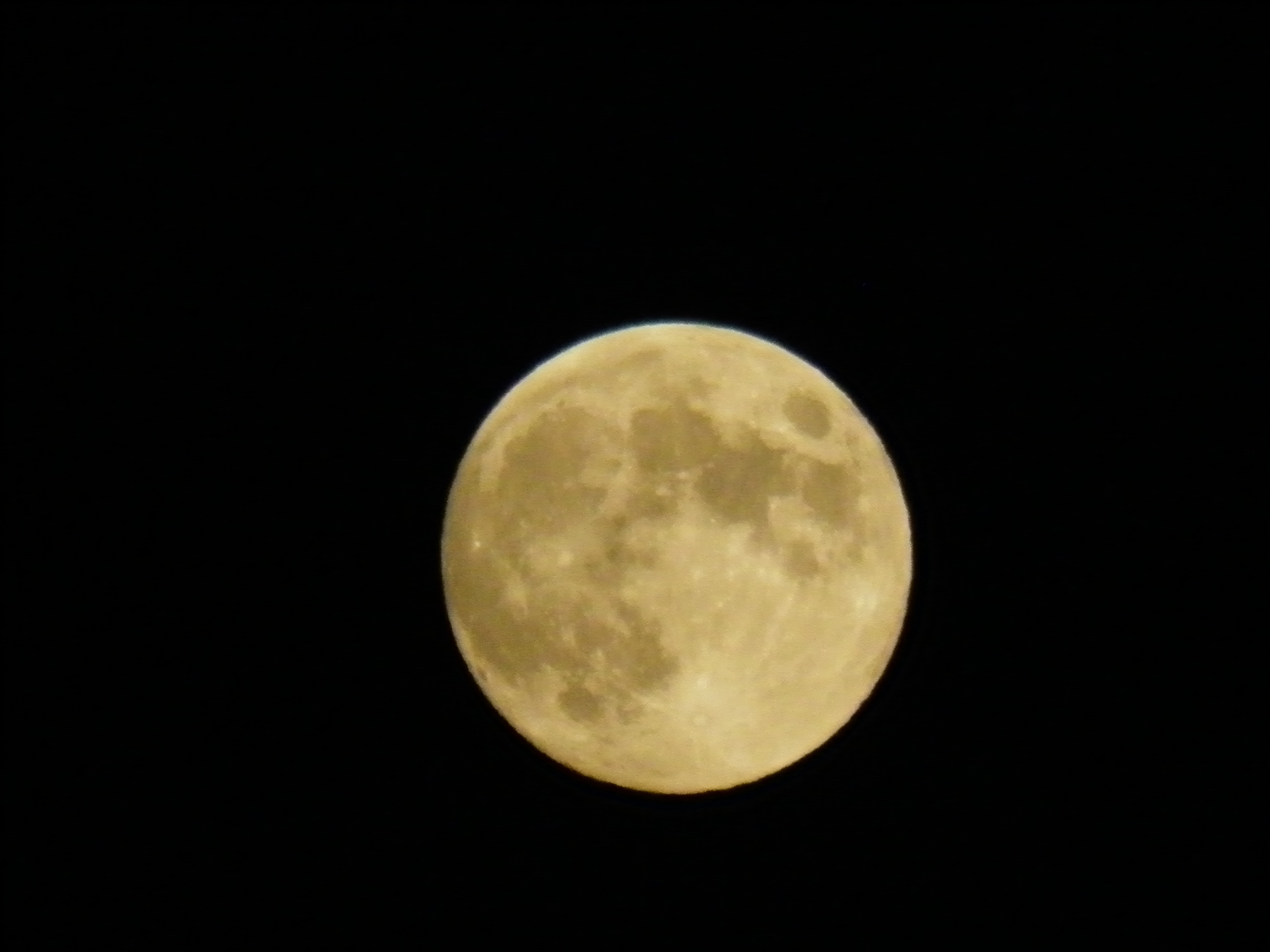 Almost Full Moon • GIMP Chat